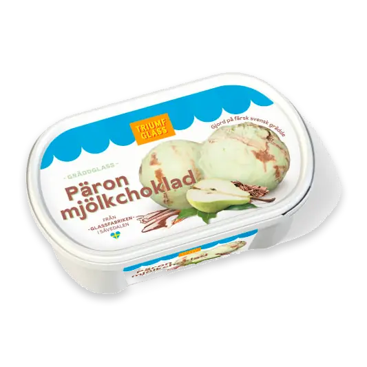 Päron Mjölkchoklad Glass