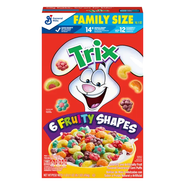Fruity Shapes Corn Puffs Cereal Family Size