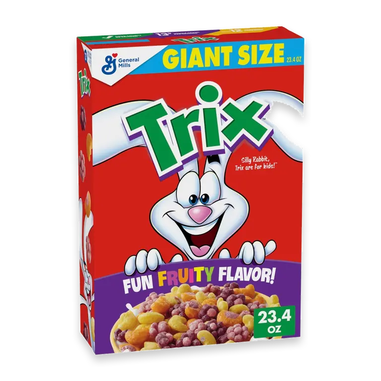 General Mills Trix Fruity Shapes Giant Size Cereal