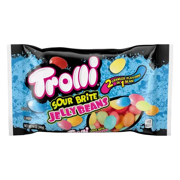 Apple, Strawberry, Lemon, Cherry, Orange, Raspberry Jelly Beans Candy