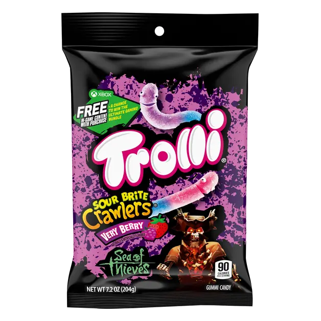 Sour Bite Crawlers Very Berry Gummi Candy