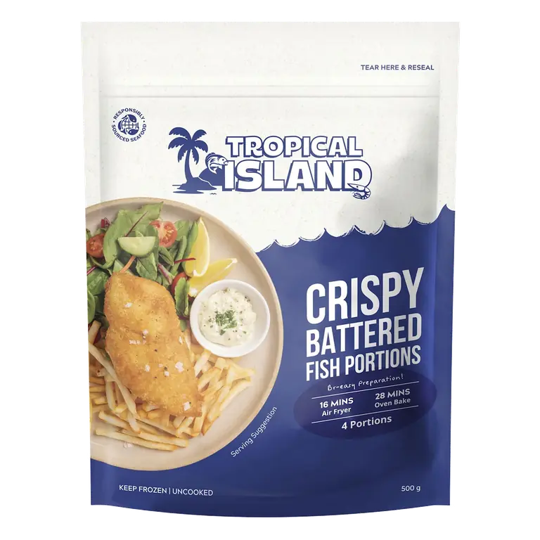 Crispy Battered Fish Portions