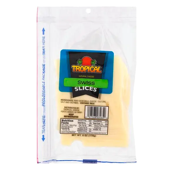 Natural Swiss Cheese Slices