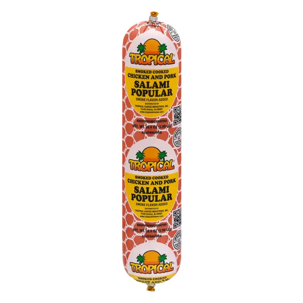 Smoked Cooked Chicken & Pork Salami Popular