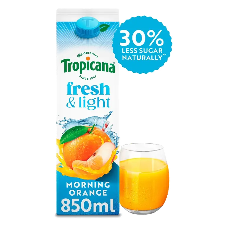 Fresh & Light Morning Orange Juice Blend Drink 850ml