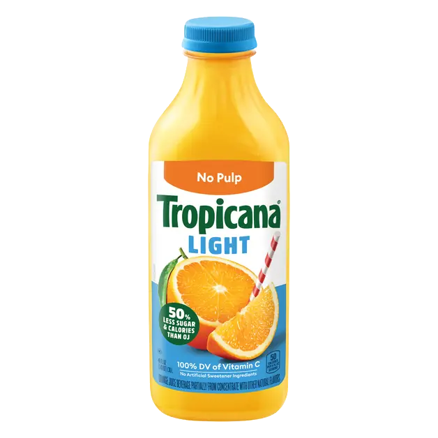 Light No Pulp 100% Orange Juice