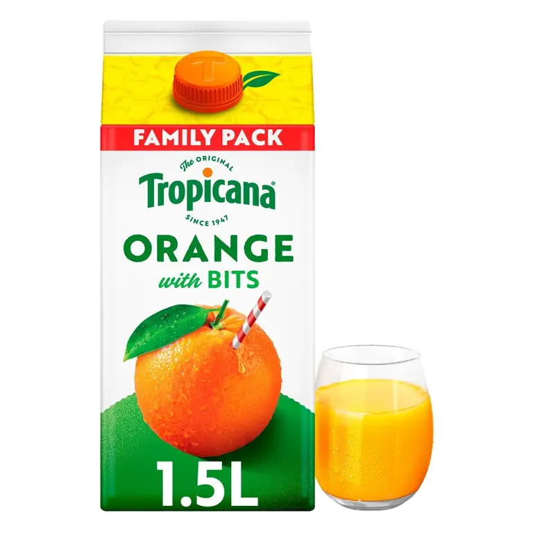 Original Orange With Juicy Bits Fruit Juice 1.5L