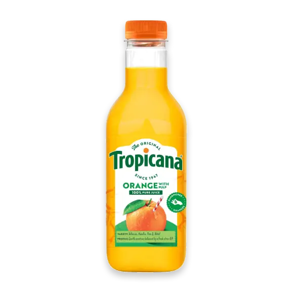 Pressed Orange With Pulp Juice
