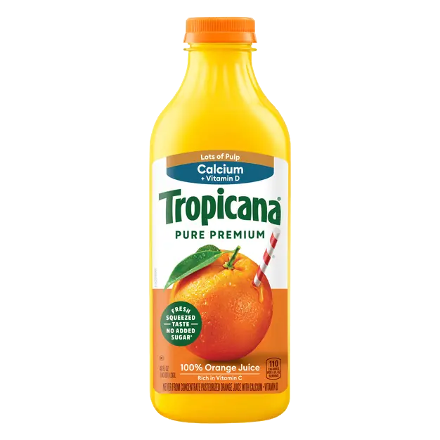 Pure Premium Lots of Pulp Calcium + Vitamin D 100% Orange Juice