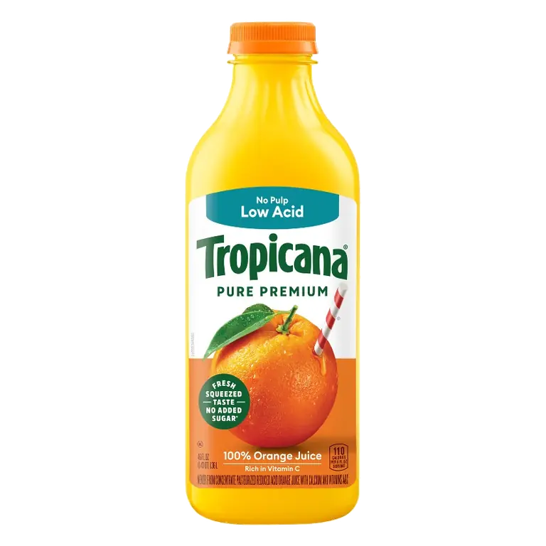 Tropicana Pure Premium Low Acid Orange Juice, 46 fl oz