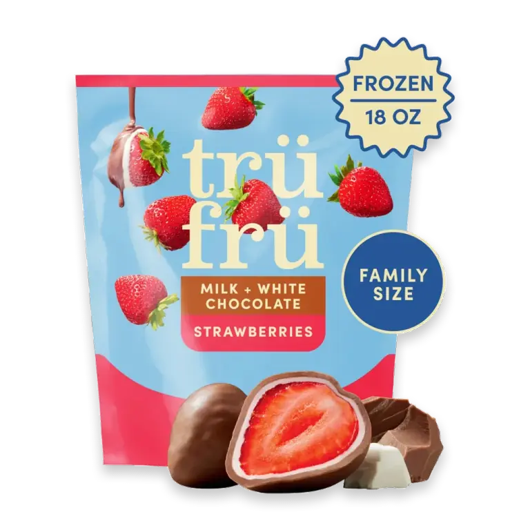 Fresh Frozen Strawberries in White & Milk Chocolate