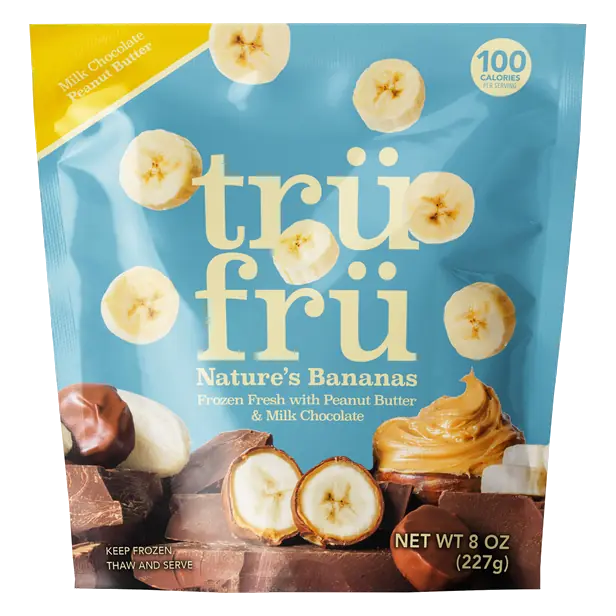 Nature's Bananas with Peanut Butter & Milk Chocolate Frozen