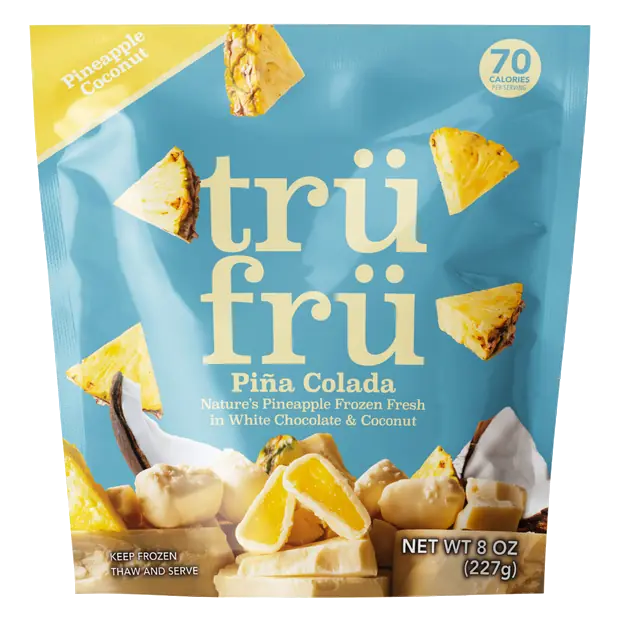 Pina Colada Pineapple in White Chocolate & Coconut Frozen