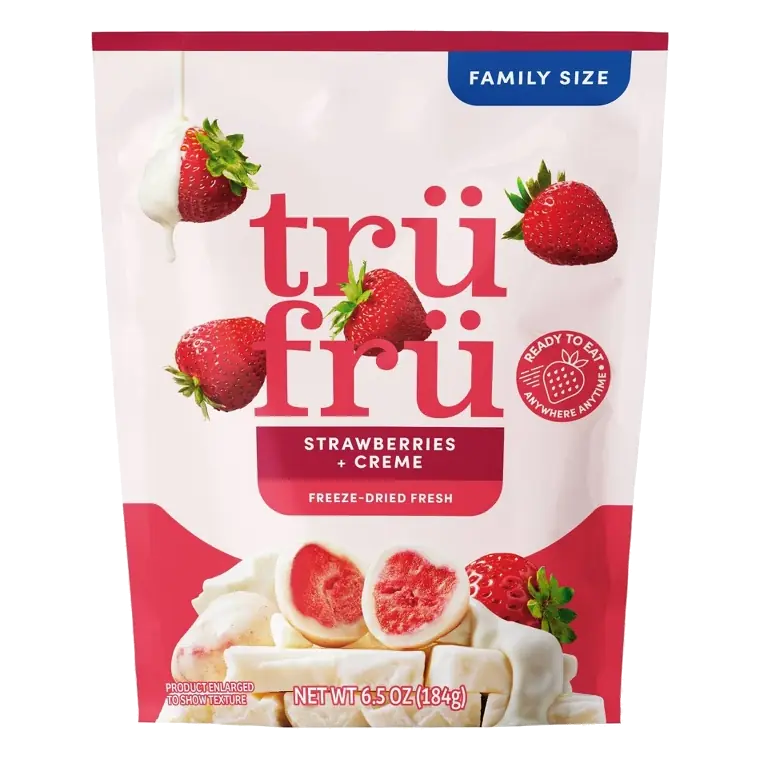 Tru Fru Freeze Dried Strawberries & Crème Chocolate, 6.5oz