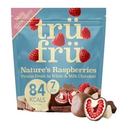TruFru Raspberry White & Milk Chocolate