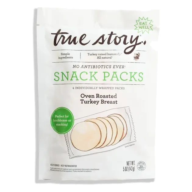True Story Oven Roasted Turkey Snack Pack, 5oz