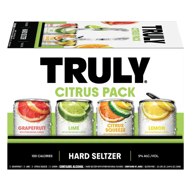 Hard Seltzer Citrus Variety Pack - 12 pk