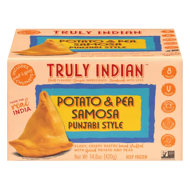 Punjabi Style Potato & Pea Samosa - 8 ct Frozen
