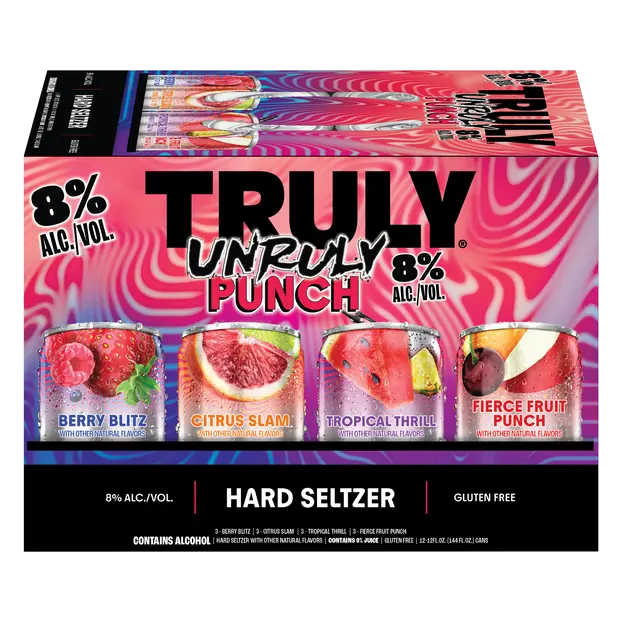 Unruly Punch Hard Seltzer Variety Pack - 12 pk