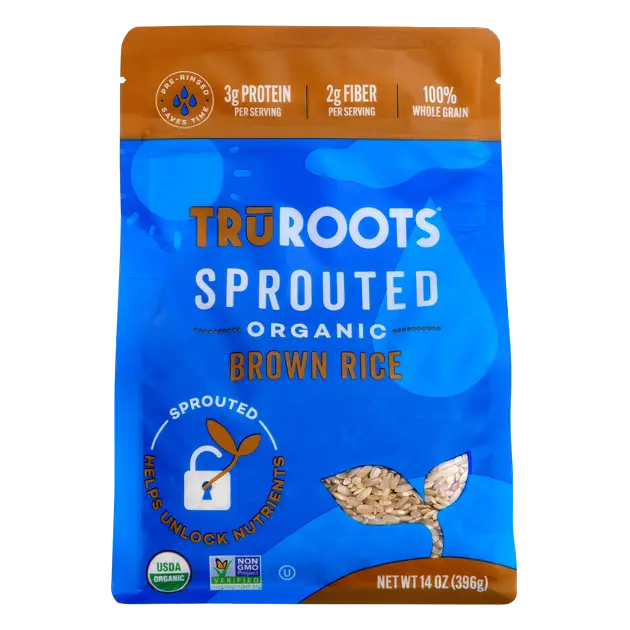 Organic Sprouted 100% Whole Grain Brown Rice