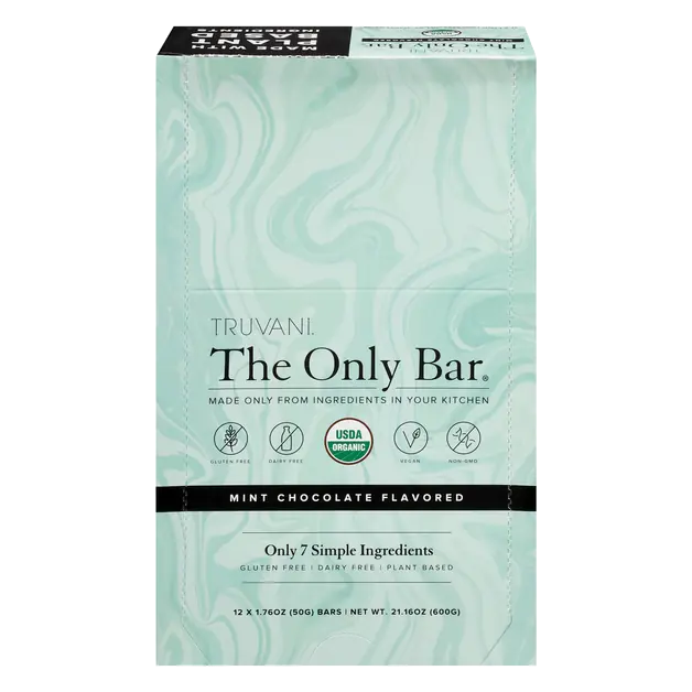The Only Bars Organic Mint Chocolate Snack - 12 ct
