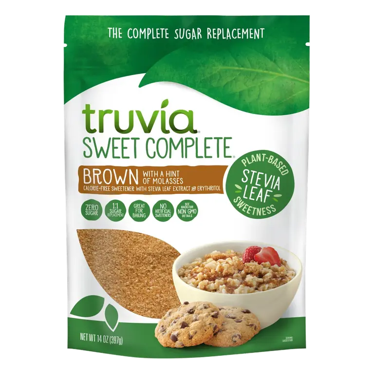 Brown Calorie-Free with Stevia Leaf Extract and Erythritol Sweetener