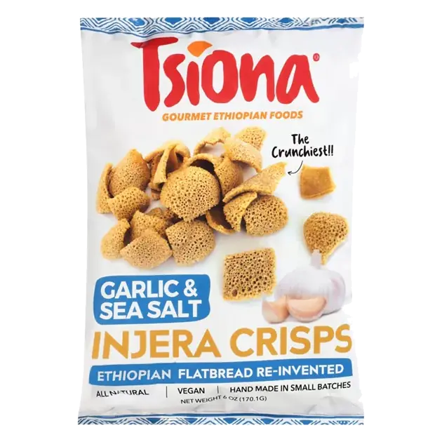 Garlic & Sea Salt Injera Crisps