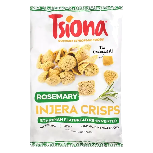 Rosemary Injera Crisps