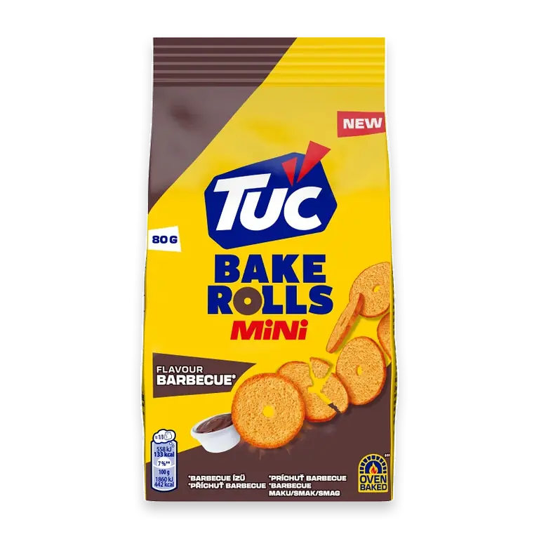 Bake Rolls Mini BBQ 80g
