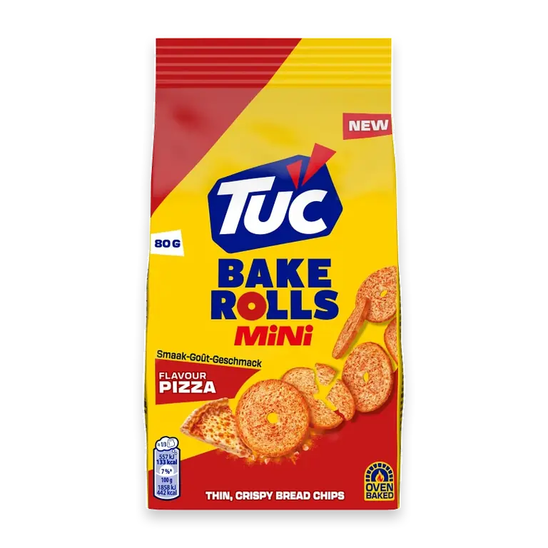 Bake Rolls Mini Pizza 80g