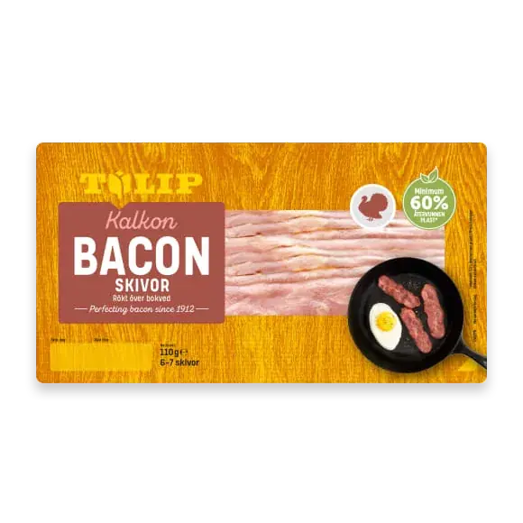 Kalkonbacon Skivad