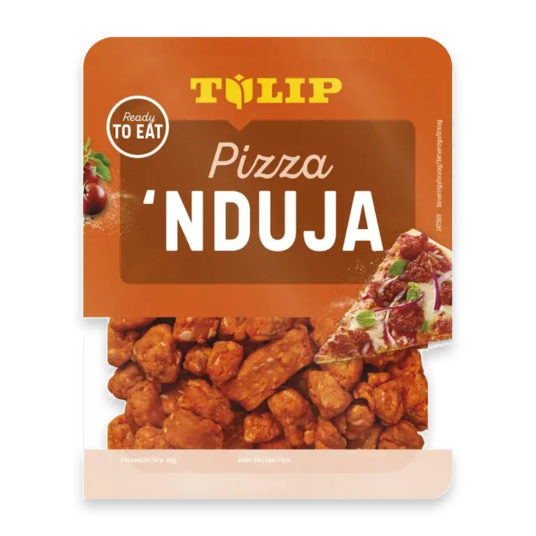 'Nduja Tärnad Salami Pizzatopping 100g
