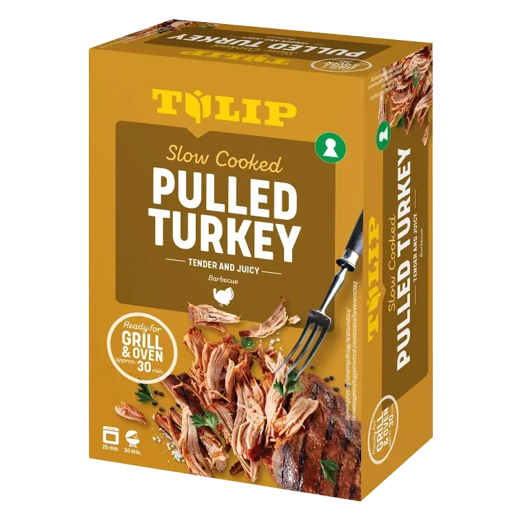 Pulled Turkey Färsk 400g