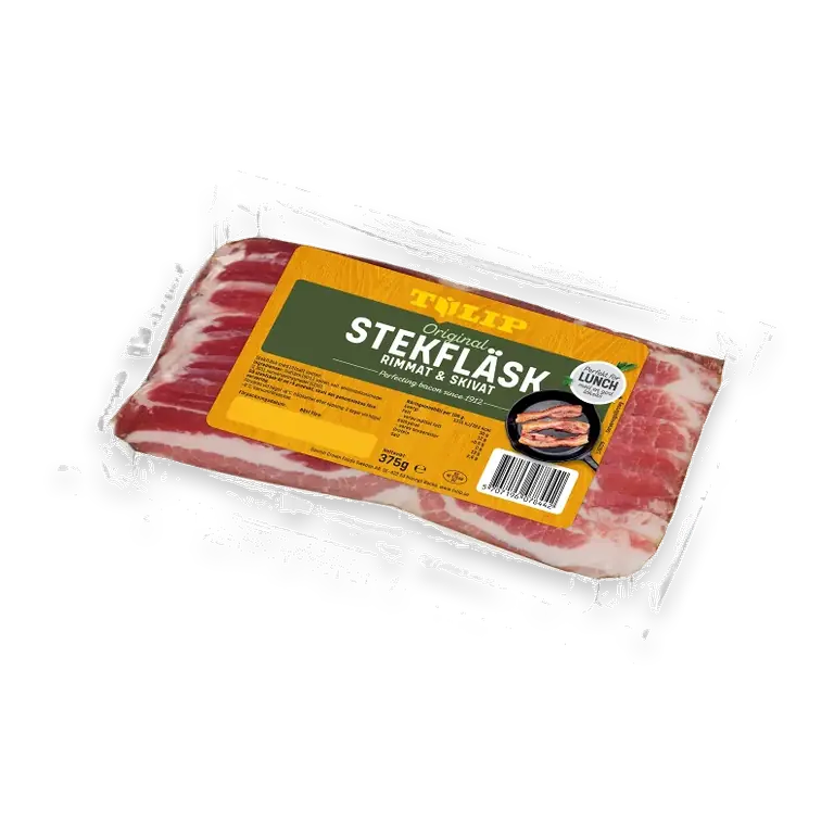 Stekfläsk Rimmat och Skivat 375g