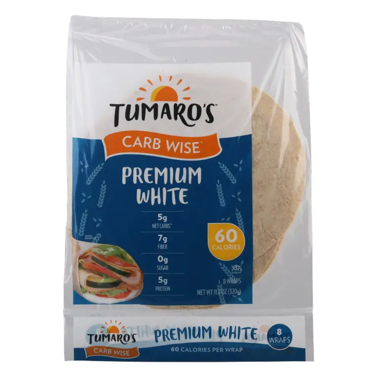 Premium White Wraps