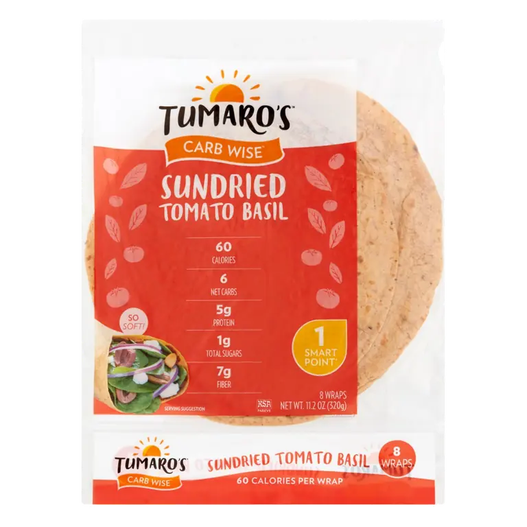 Sundried Tomato Basil Wraps