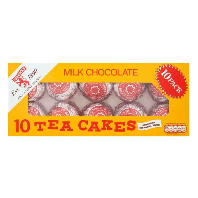 Milk Chocolate Teacakes Biscuits x10