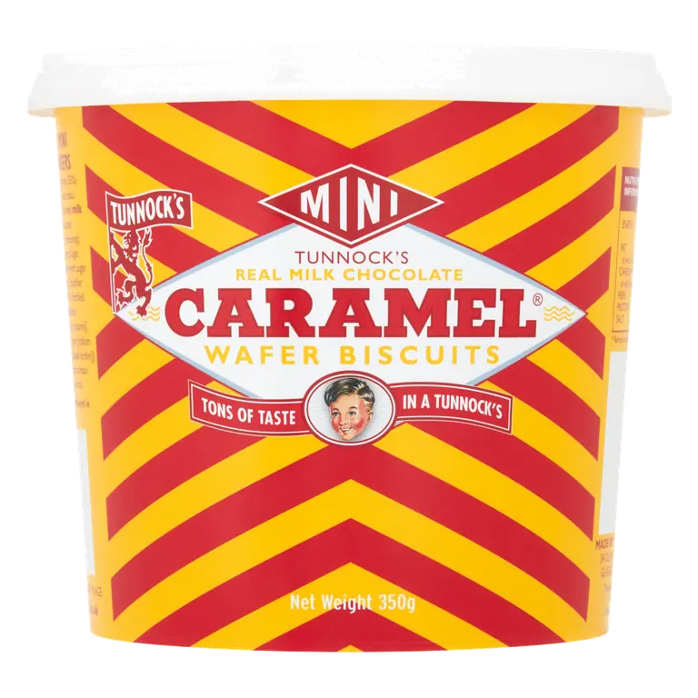 Tunnock's Mini Caramel Wafer Biscuits 350g