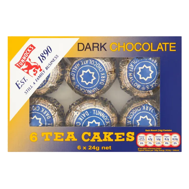 Tea Cakes Dark Chocolate