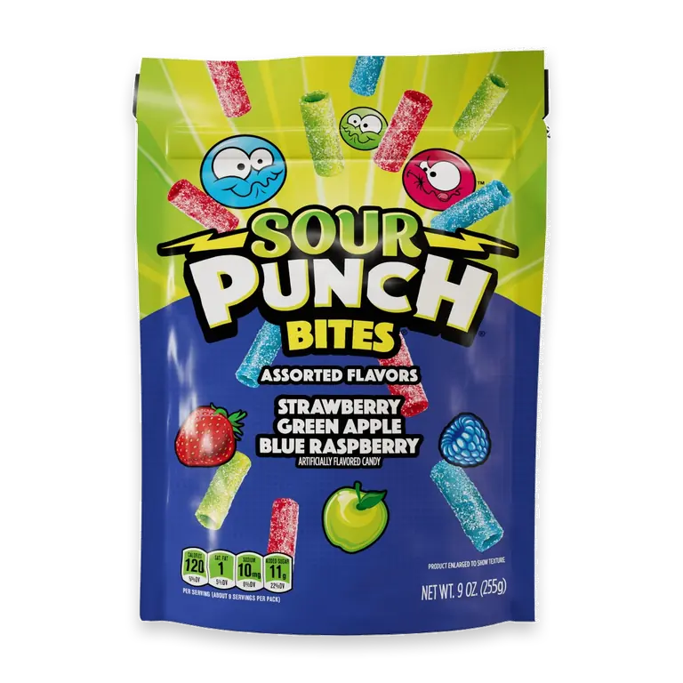 Sour Punch Bites Assorted SUB 9oz