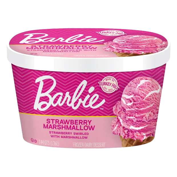 Barbie Strawberry Marshmallow Frozen Dairy Dessert