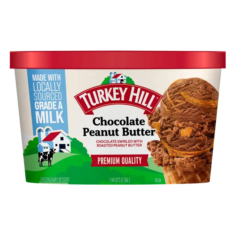 Chocolate Peanut Butter Cup Premium Ice Cream