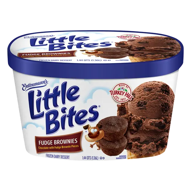 Entenmann's Little Bites Fudge Brownies Frozen Dairy Dessert