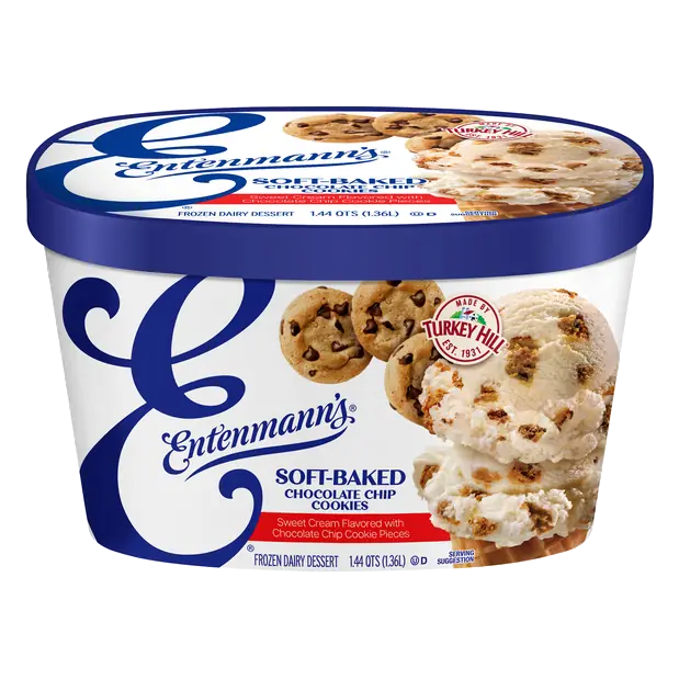 Entenmann's Soft Baked Chocolate Chip Cookies Frozen Dessert