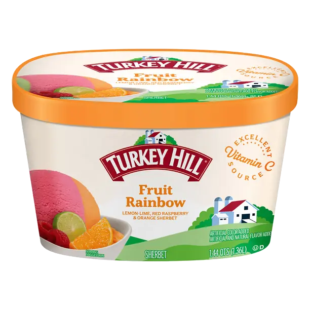 Fruit Rainbow Sherbet