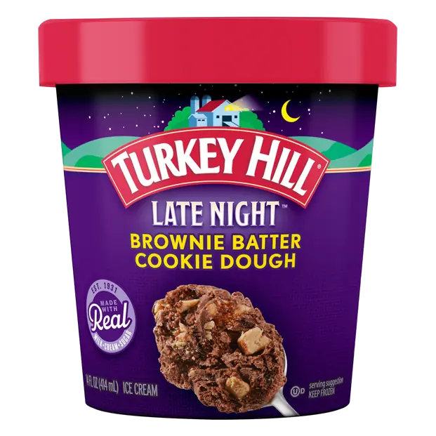 Late Night Brownie Batter Cookie Dough Ice Cream