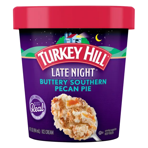 Late Night Buttery Southern Pecan Pie Ice Cream