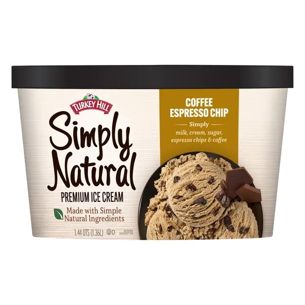 Simply Natural Coffee Espresso Chip Ice Cream
