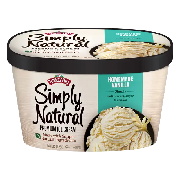 Simply Natural Homemade Vanilla Ice Cream
