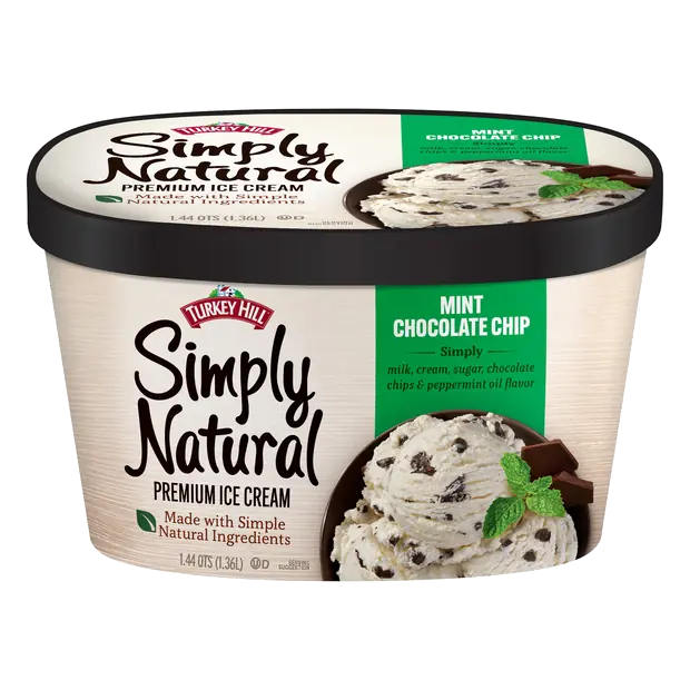 Simply Natural Mint Chocolate Chip Ice Cream